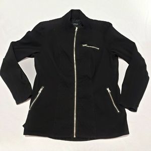 Womens XL Liverpool Black Quilted Jacket